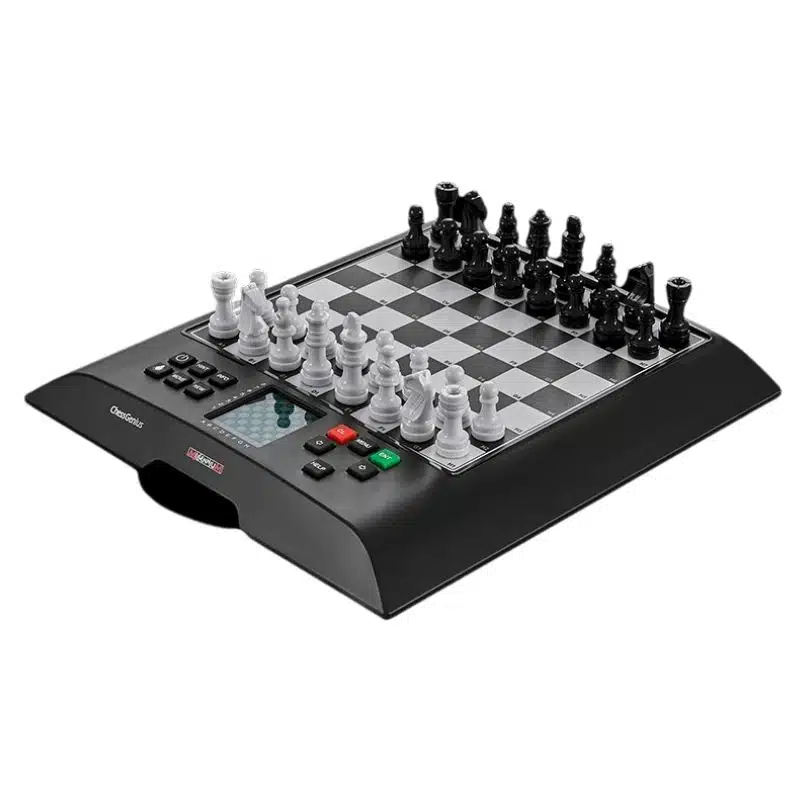 Elektronisches Schachspiel Chess Genius mit sichtbarem Display und Bedienknöpfen