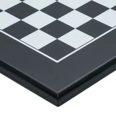 Alternative view of Großes Schachbrett aus schwarz lackiertem Holz