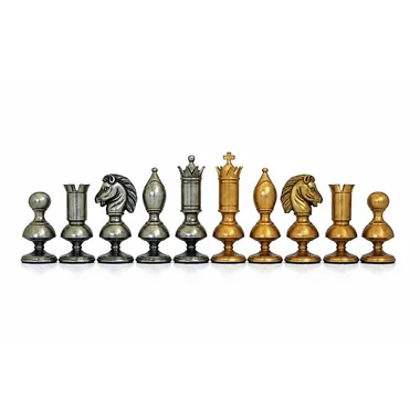 Schachspiel aus Messing „Giant Contemporain Haut de Gamme“