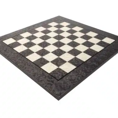 Schachbrett aus Holz von Heidekraut und grauem Ahorn - 51 x 51 cm