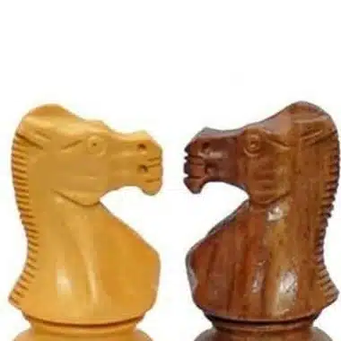 Classic XVI Schachset mit Aufbewahrung aus Ahorn- und goldenem Rosenholz und Schachspiel aus goldenem Rosenholz – Bild 4