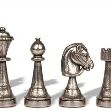 Schachspiel aus Metall Staunton – Bild 4