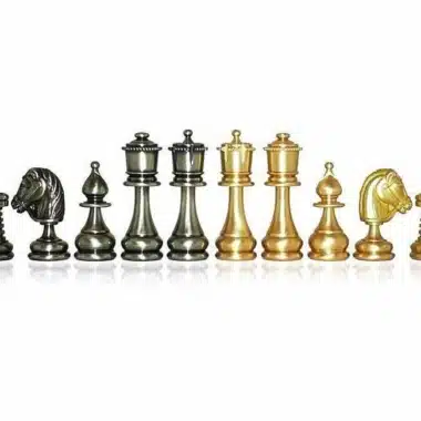 Jeu d'Echecs en Laiton Massif "Perse"
