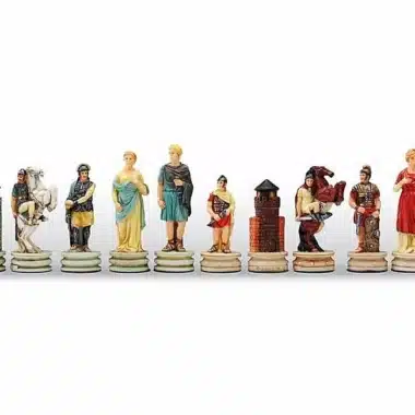 Jeu d'Echecs en Résine "Romains vs Grecs"
