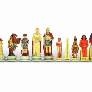 Jeu d'Echecs en Résine "Romains vs Egyptiens"