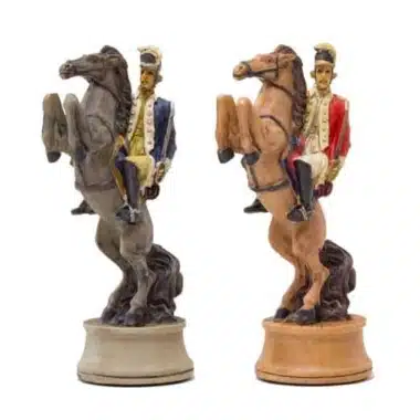 Jeu d'Echecs en Résine "Guerre d'Indépendance des Etats-Unis"