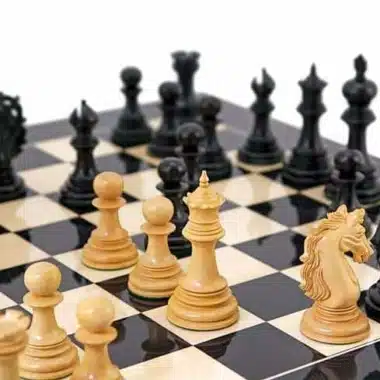Jeu d'Echecs "Constantine" en Bois d'Ebène