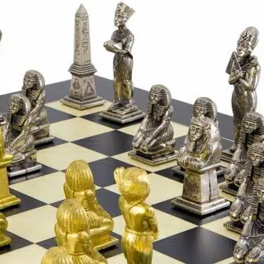 Jeu d'Echecs en Métal "Egypte"