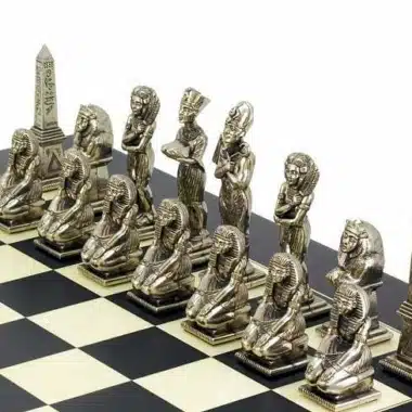Jeu d'Echecs en Métal "Egypte"
