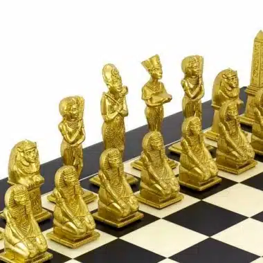 Jeu d'Echecs en Métal "Egypte"
