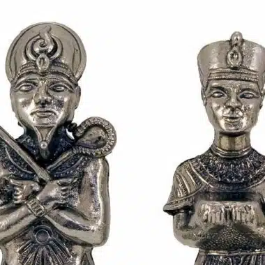Jeu d'Echecs en Métal "Egypte"