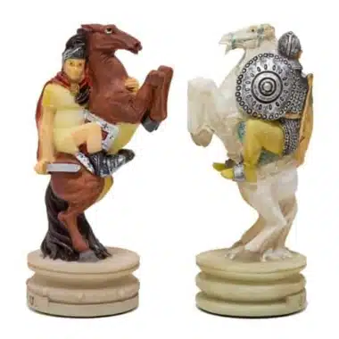 Jeu d'Echecs en Résine "Romains vs Grecs"