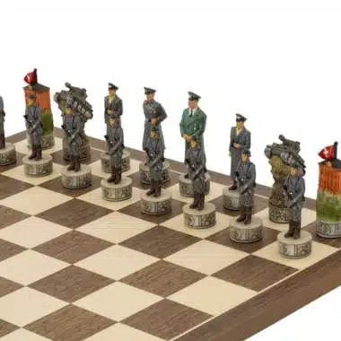 Jeu d'Echecs en Résine "Hitler vs Roosevelt"
