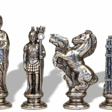 Metallschachspiel Julius Cäsar – Bild 3
