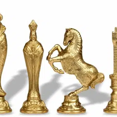 Alternative view of Renaissance-Metallschachspiel