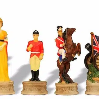 Jeu d'Echecs en Résine "Bataille de Waterloo"