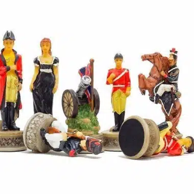 Jeu d'Echecs en Résine "Bataille de Waterloo"