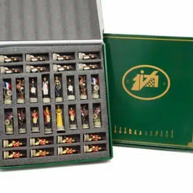 Jeu d'Echecs en Résine "Bataille de Waterloo"
