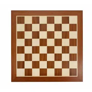Leningrad-Set Schachbrett aus Mahagoniholz und Schachspiel aus ebonisiertem Buchsbaumholz – Bild 13