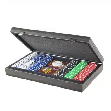 Alternative view of Poker-Set 300 Chips - Box aus schwarzem Holz