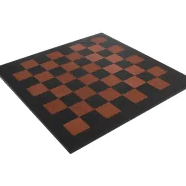 Schachspiel Grand Oriental aus massivem Messing & Schachbrett aus echtem Leder – Bild 7