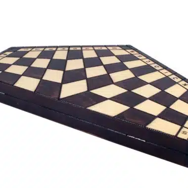 Drei-Spieler Schachspiel aus Holz – Bild 9