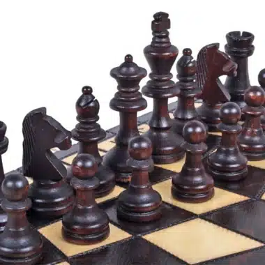 Drei-Spieler Schachspiel aus Holz – Bild 5