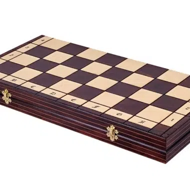 Riesiges Schachspiel und Faltbares Schachbrett aus Holz – Bild 9