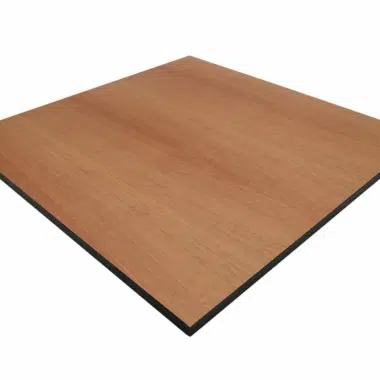 Schachbrett Jeu de la Dame, Rückseite aus lackiertem Pappelholz