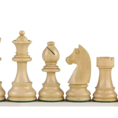 Detail der hellen Figuren aus Buchsbaumholz, Schnitzerei von Springer und Turm