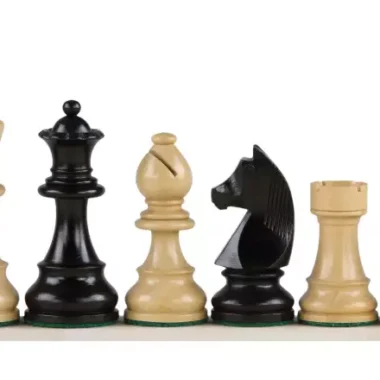 Ensemble de Pieces Echecs en Bois de Buis et Echiquier en Bois d'Érable et Padouk