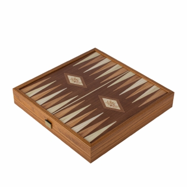 Gesellschaftsspiel 4 in 1 aus Holz - Schach, Backgammon, Ludo und Mensch ärgere dich nicht mit Aufbewahrung – Bild 12