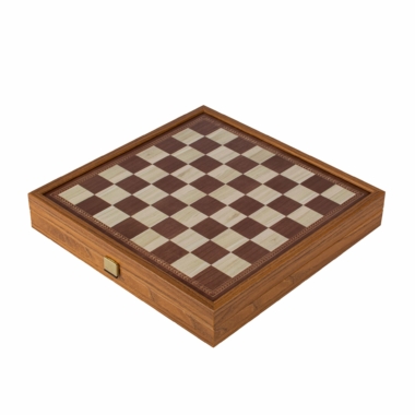 Gesellschaftsspiel 4 in 1 aus Holz - Schach, Backgammon, Ludo und Mensch ärgere dich nicht mit Aufbewahrung – Bild 13