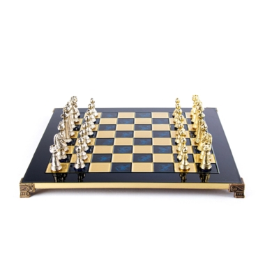 Staunton Schachspielset aus Metall mit Aufbewahrungsbox – Bild 14