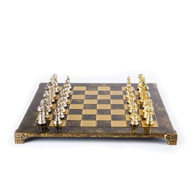 Staunton Schachspielset aus Metall mit Aufbewahrungsbox – Bild 18