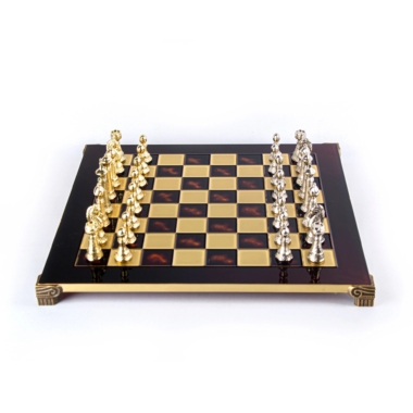 Staunton Schachspielset aus Metall mit Aufbewahrungsbox – Bild 4