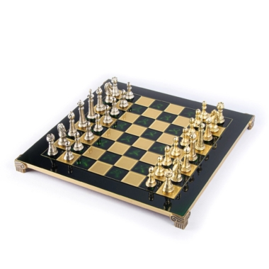 Staunton Schachspielset aus Metall mit Aufbewahrungsbox – Bild 8