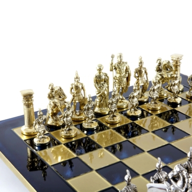 Schachspiel-Set der griechisch-römischen Periode in Silber und Gold – Bild 20
