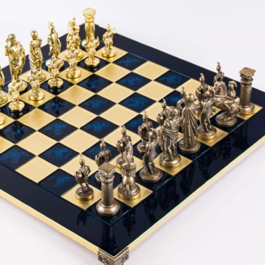 Schachspiel-Set der Griechisch-Römischen Periode aus Bronze und Gold – Bild 19