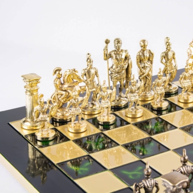 Schachspiel-Set der Griechisch-Römischen Periode aus Bronze und Gold – Bild 9