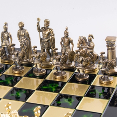 Schachspiel-Set der Griechisch-Römischen Periode aus Bronze und Gold – Bild 10