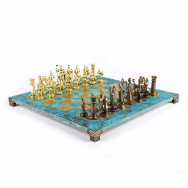 Schachspiel-Set der Griechisch-Römischen Periode aus Bronze und Gold – Bild 12