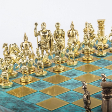Schachspiel-Set der Griechisch-Römischen Periode aus Bronze und Gold – Bild 14