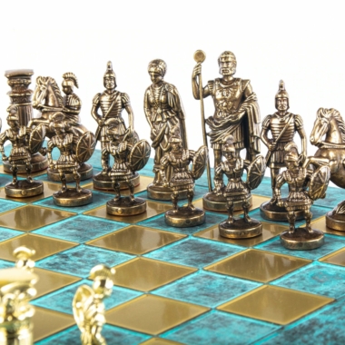 Schachspiel-Set der Griechisch-Römischen Periode aus Bronze und Gold – Bild 15