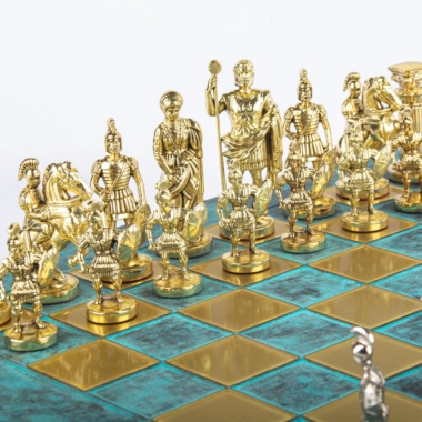Schachspiel-Set der griechisch-römischen Periode in Silber und Gold – Bild 26