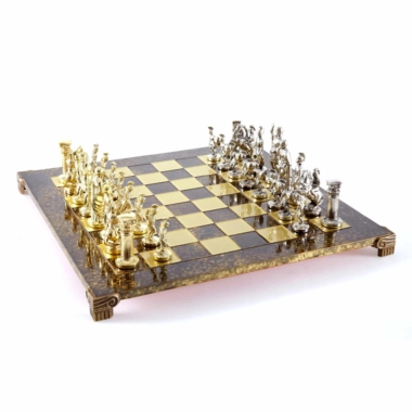 Alternative view of Schachspiel-Set der griechisch-römischen Periode in Silber und Gold