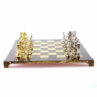 Schachspiel-Set der griechisch-römischen Periode in Silber und Gold – Bild 3