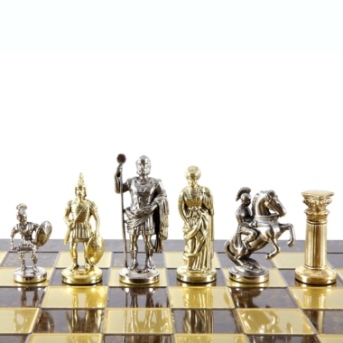 Schachspiel-Set der griechisch-römischen Periode in Silber und Gold – Bild 4
