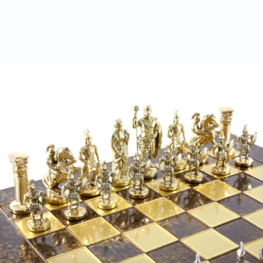 Schachspiel-Set der griechisch-römischen Periode in Silber und Gold – Bild 6