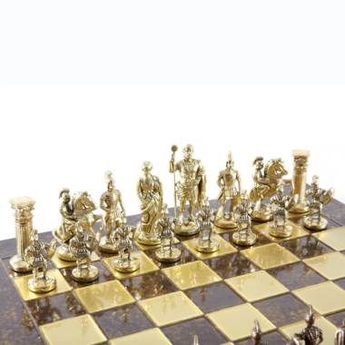 Schachspiel-Set der Griechisch-Römischen Periode aus Bronze und Gold – Bild 23